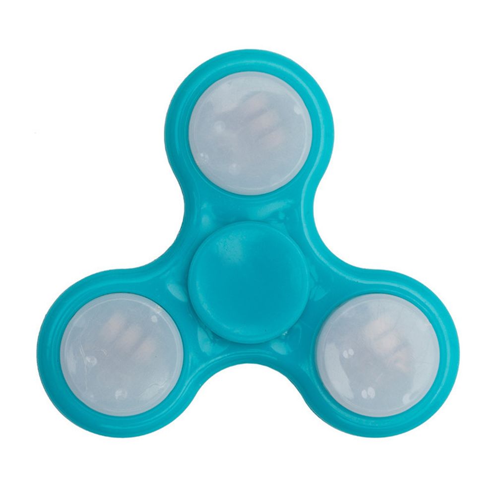 Спиннер светящийся, цвет голубой