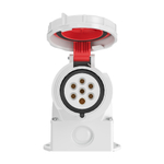 Розетка настенная WS IP67 32A 6P+E 400В