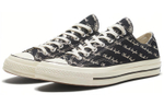Chuck 70 Converse Low "Scripted Signature Print - Black Egret"