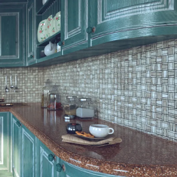 Мозаика на кухне
