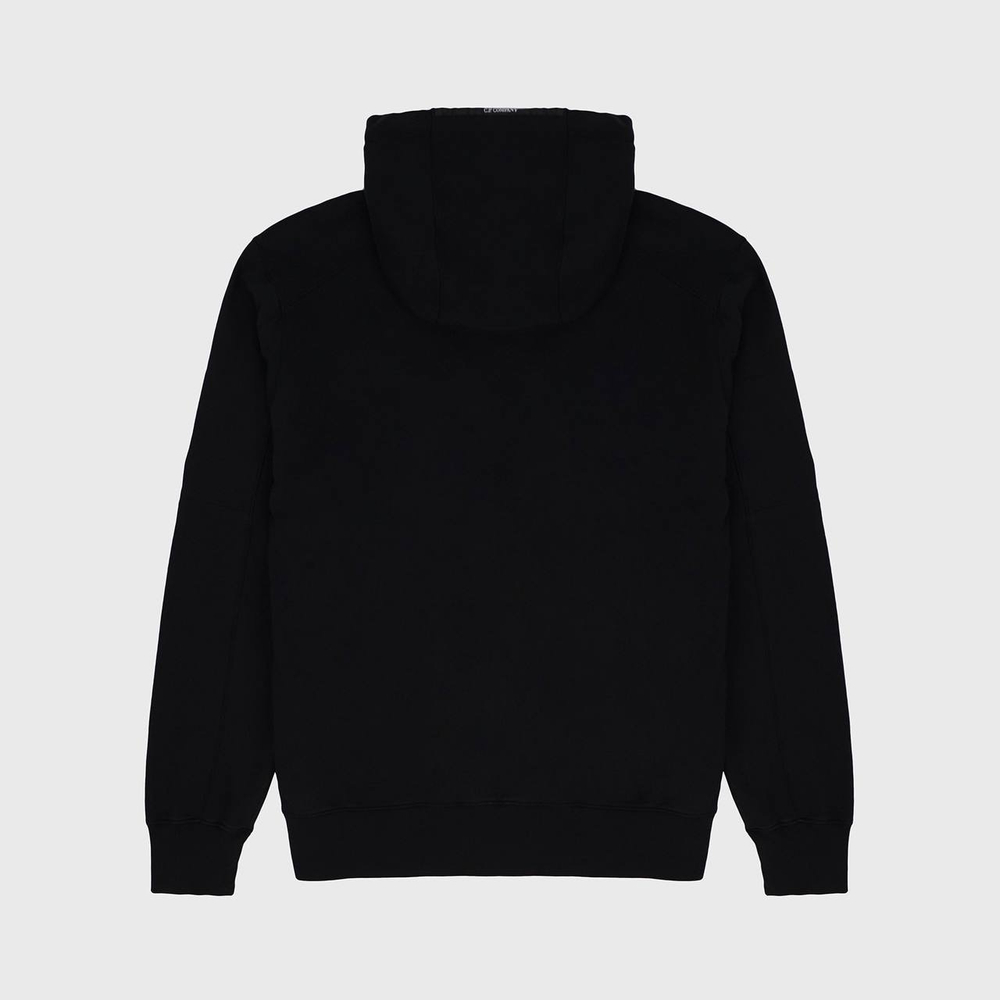 Худи на молнии C. P. Company Light Fleece Black