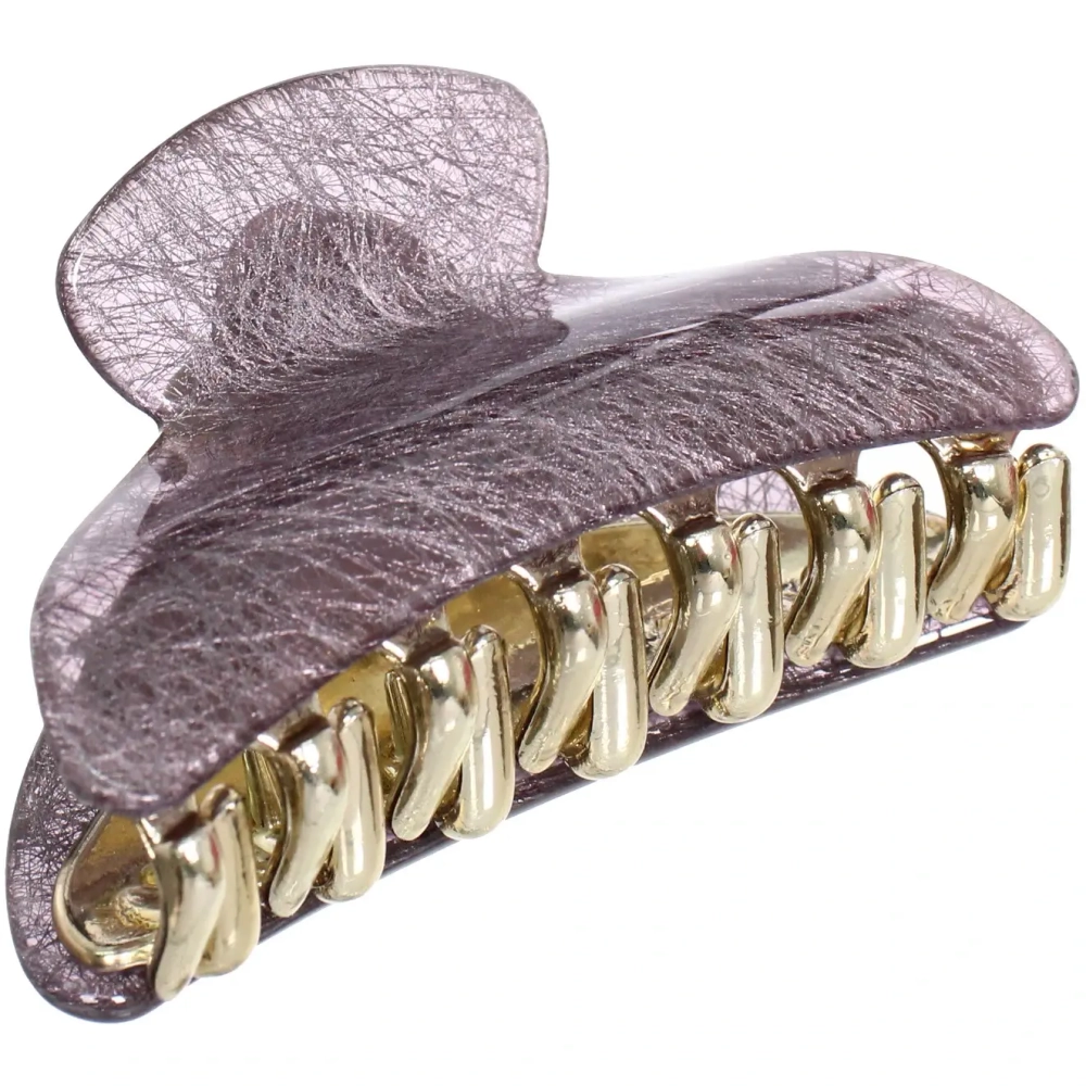 Заколка-краб для волос « ЭЙФОРИЯ», мали, микс 6 цветов, 7см (блистер Кокетка)