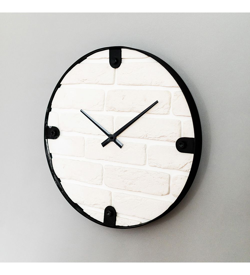 Салют SLT- 71 Часы настенные «WHITE BRICK»