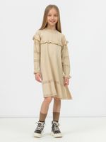 Плать для девочки 628 бежевый
