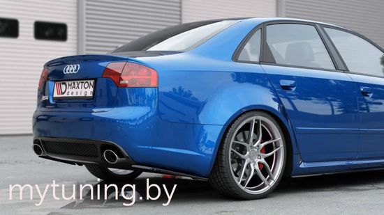 Сплиттеры бампера заднего боковые V.2 для AUDI RS4 B7 Sedan (06-08)