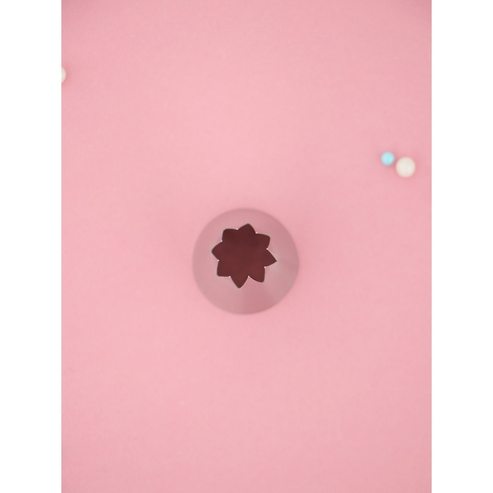 Насадка кондитерская «Открытая звезда», d=3,3 см, выход 1,3 см, нержавеющая сталь