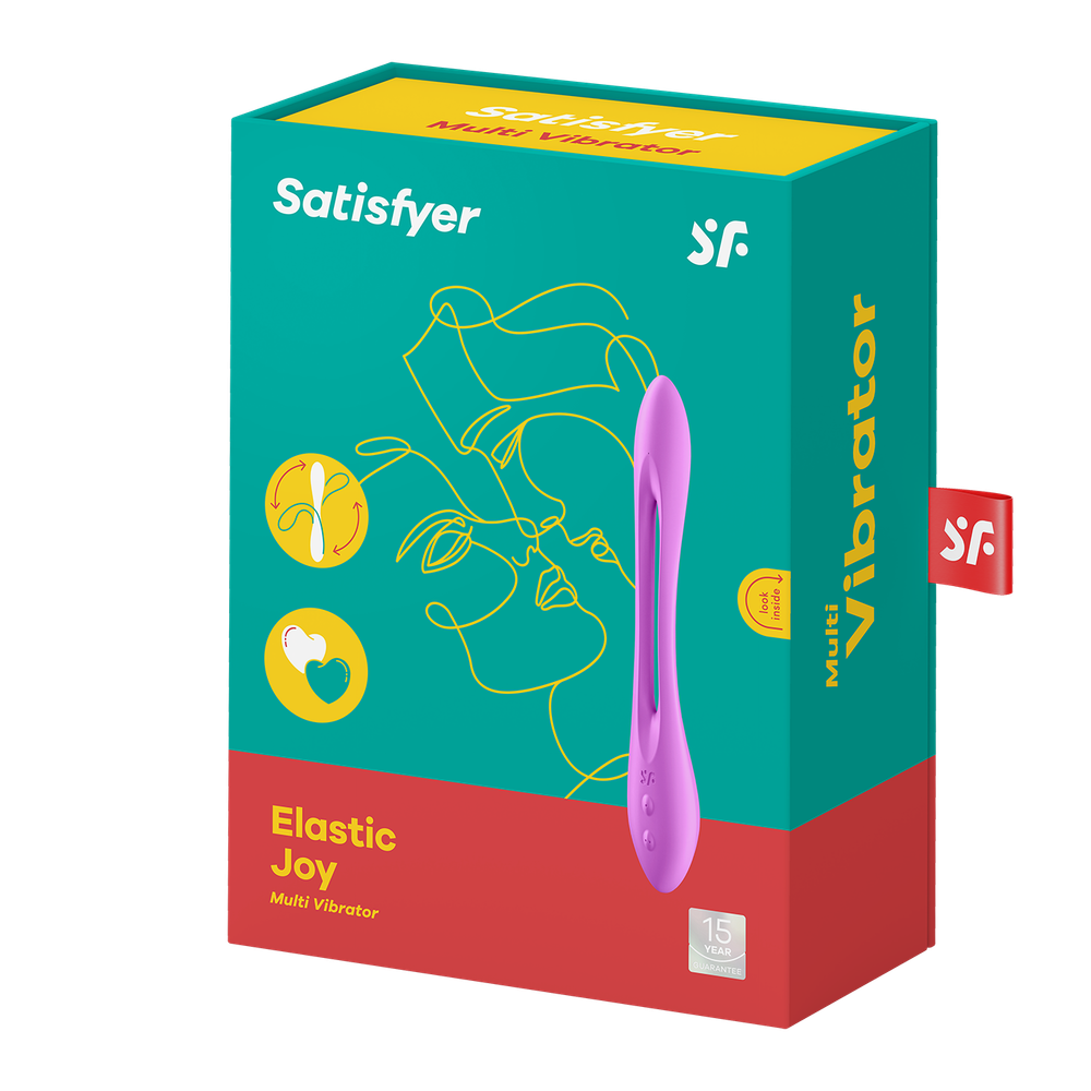 Вибромассажер Satisfyer Elastic Joy фиолетовый