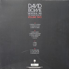 David Bowie / Montreal 1983 - The Canadian Broadcast Volume Two (2LP)