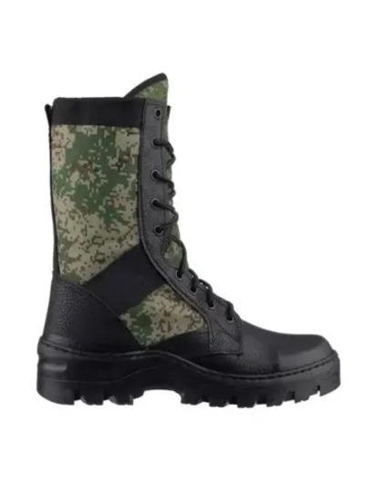 Берцы кожанные со вставками