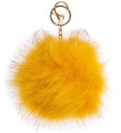 ЯЛ-13-40/ 7 Брелок «Совенок-пушистик» желтый