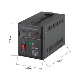 СНПТ-500-Ц ЭРА Стабилизатор напряжения переносной, ц.д., 140-260В/220/В, 500ВА | Переносные