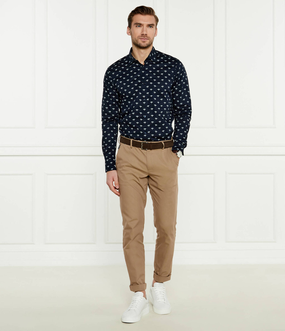 Рубашка Remiton_M BOSS ORANGE - темно-синий(50524724)