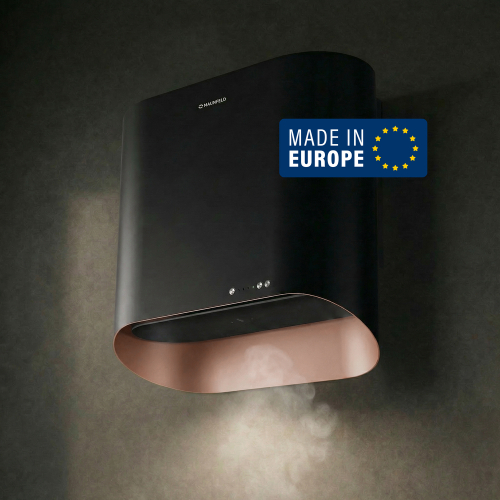 Кухонная вытяжка MAUNFELD GUNA 60 чёрный антрацит с розовым золотом