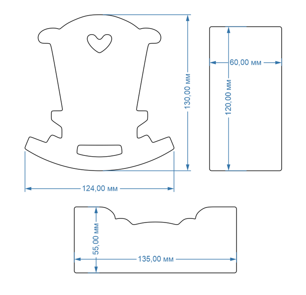 3D кроватка / колыбель