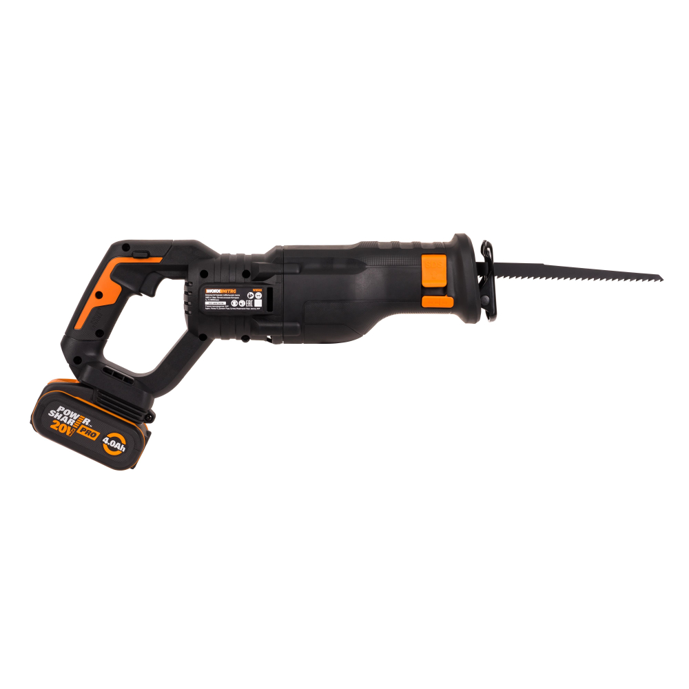 Сабельная пила аккумуляторная бесщеточная WORX WX516