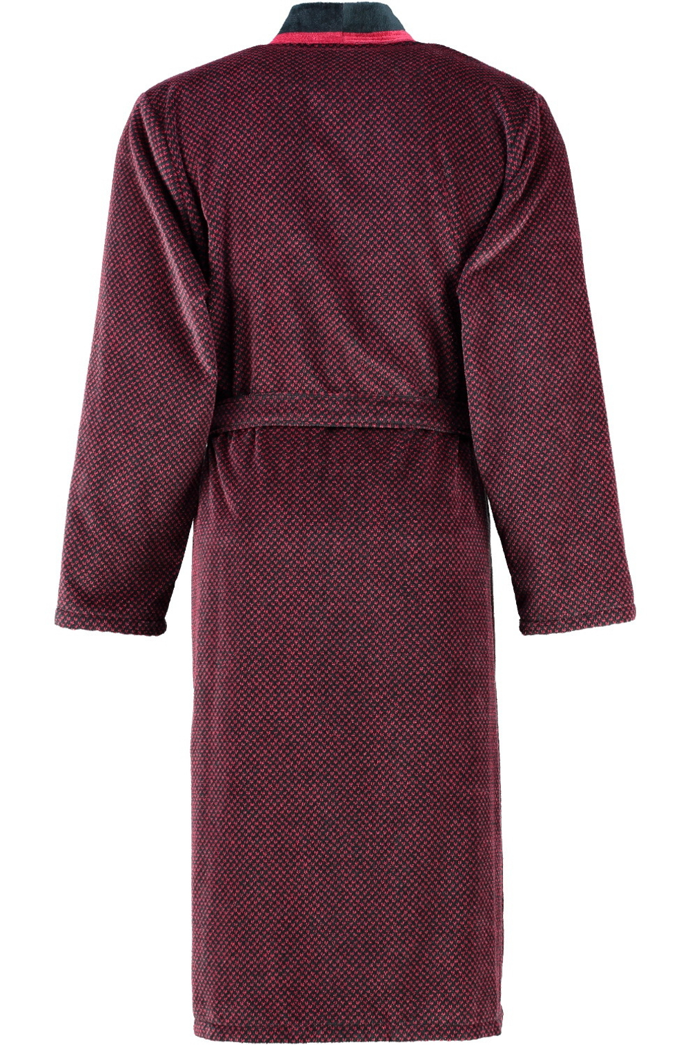 Халат-кимоно Cawo 4839 красно-черный Германия вид сзади