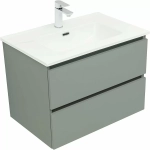 Тумба с раковиной Aquanet Вега 2.0 337960/284027 70 мисти грин