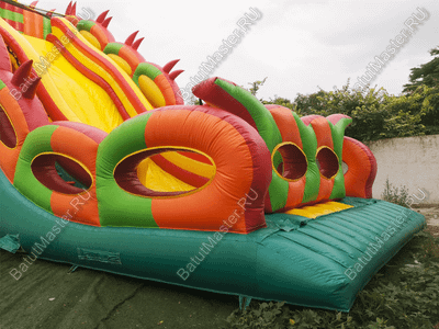 Батут-горка "Дракон 2", 15*7*11 м