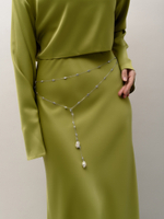 Пояс "Peephole pearl" Silver