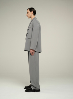 Брюки широкие | grey