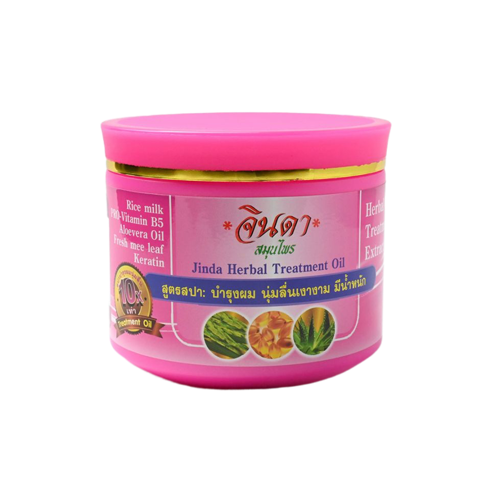 Маска для волос Jinda Herbal Hair Spa Treatment with Extract Rice Milk PRO-Vitamin B5 Aloe Vera Oil питательная с рисовым молоком 400 мл
