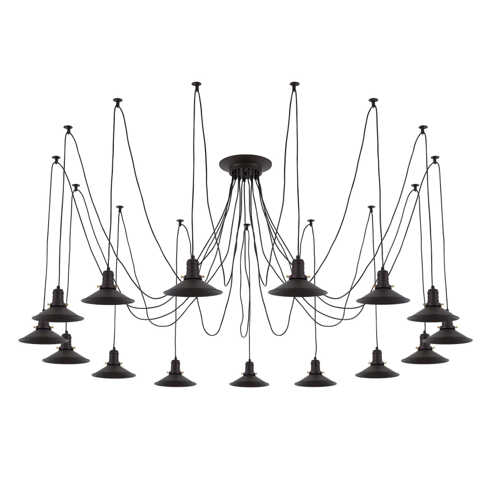 Citilux Эдисон CL451152 Люстра паук Венге