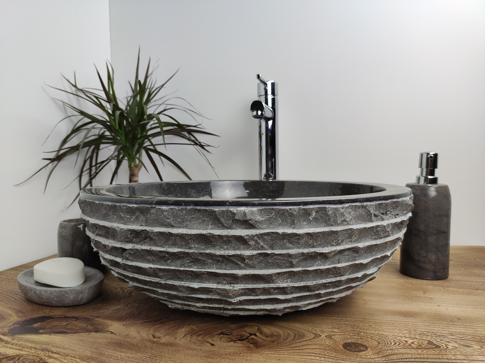 Раковина из мрамора Bowl Black Marmo BM-60032 45*45*15