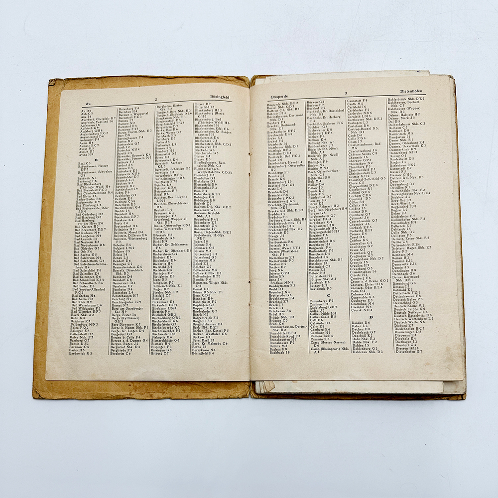 Генеральные карты Флемминга, № 10 N: Германия (Deutschland). Берлин, Германия. Georg Westermann.1935