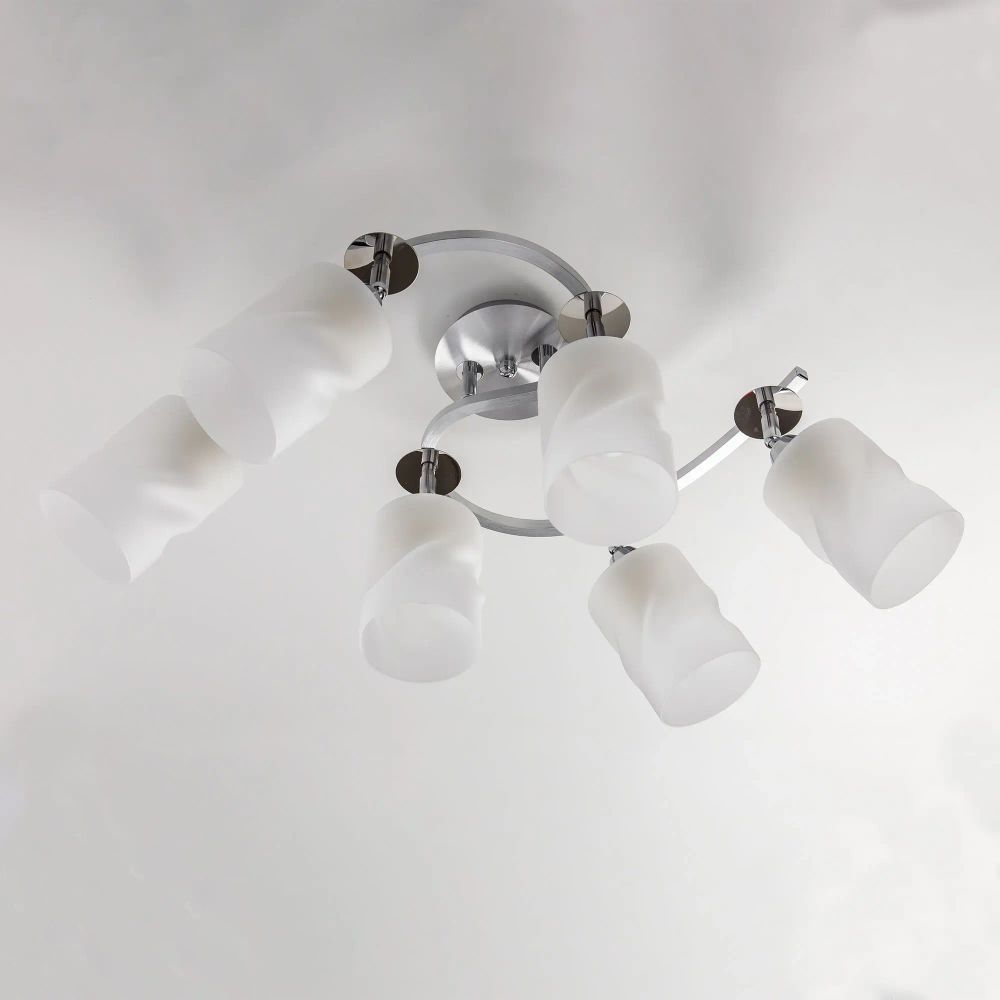 Citilux Сиерра CL119260 Люстра с поворотными плафонами Алюминий