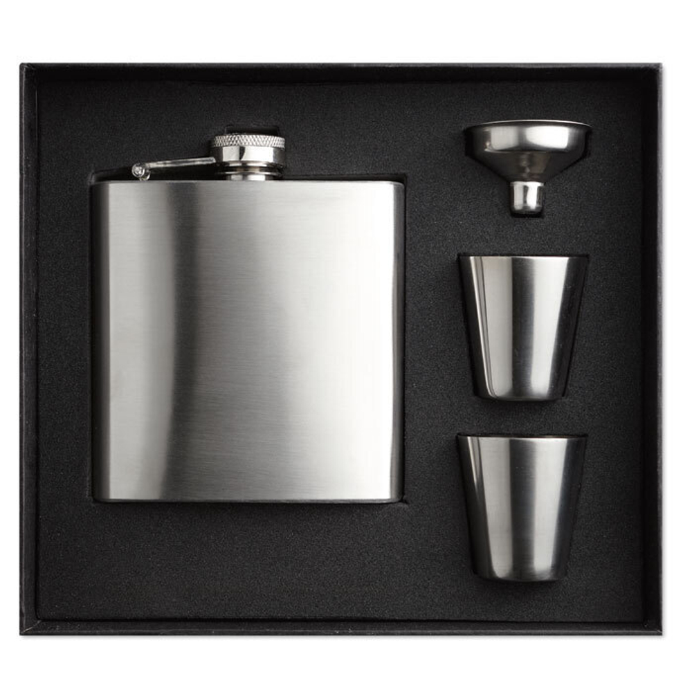Набор из фляги, рюмок и воронки SLIMMY FLASK SET