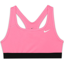 Топ для девочки теннисный Nike Swoosh Bra G - sunset pulse/white