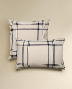 Наволочка Zara Home, хлопок 100%, в клетку, 9120/091