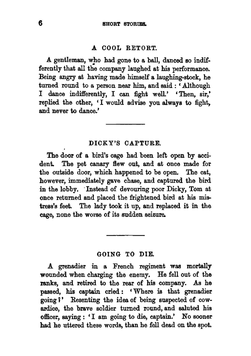 Short Stories for School and Home Reading | Short Stories