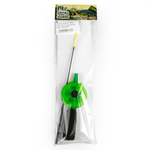 Зимняя удочка WestMan Pike, хлыст плоский, мягкий (30см), Зеленый