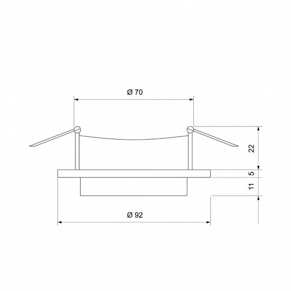 Встраиваемый светильник Elektrostandard Solar a053342