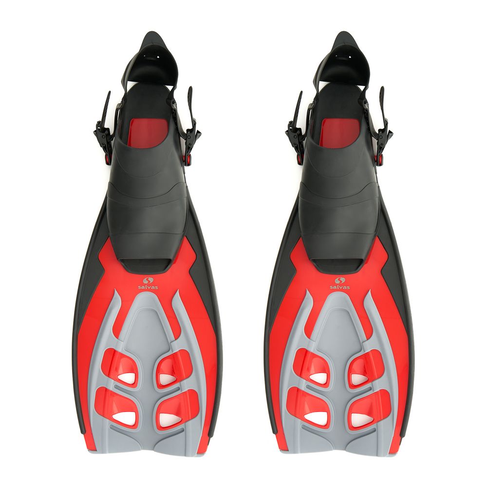 Ласты для плавания SALVAS Tonic Dive, BA190LXR1STS, размер L/XL, красные