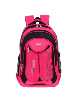 Детский рюкзак 3 отделения 45x30x20см (красный)