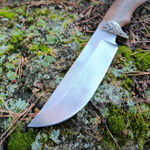 Нож из алмазки Лесник ХВ-5, мельхиор (Ворсма)