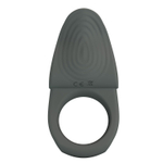 Серое эрекционное кольцо с вибростимуляцией клитора Alto