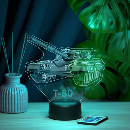 Светильник "Танк Т-80"