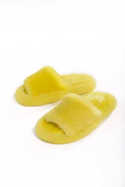 меховые тапочки из овчины