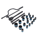 Набор ударных головок 1/2" 24 шт. с воротком / коловоротом / трещоткой под Гайковерт