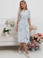 Платье Тесса (бело-голубое) П15930-45М LT Collection