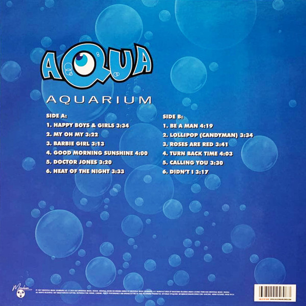 Aqua / Aquarium (Coloured Vinyl)(LP)