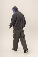 Худи KUL'TURA "HALF ZIP FLEECE 450 GR" Темно-серый