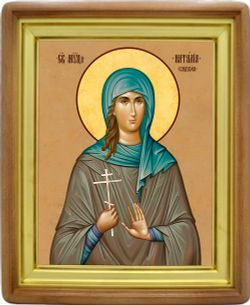 Наталия Сундукова святая мученица. Икона на холсте.