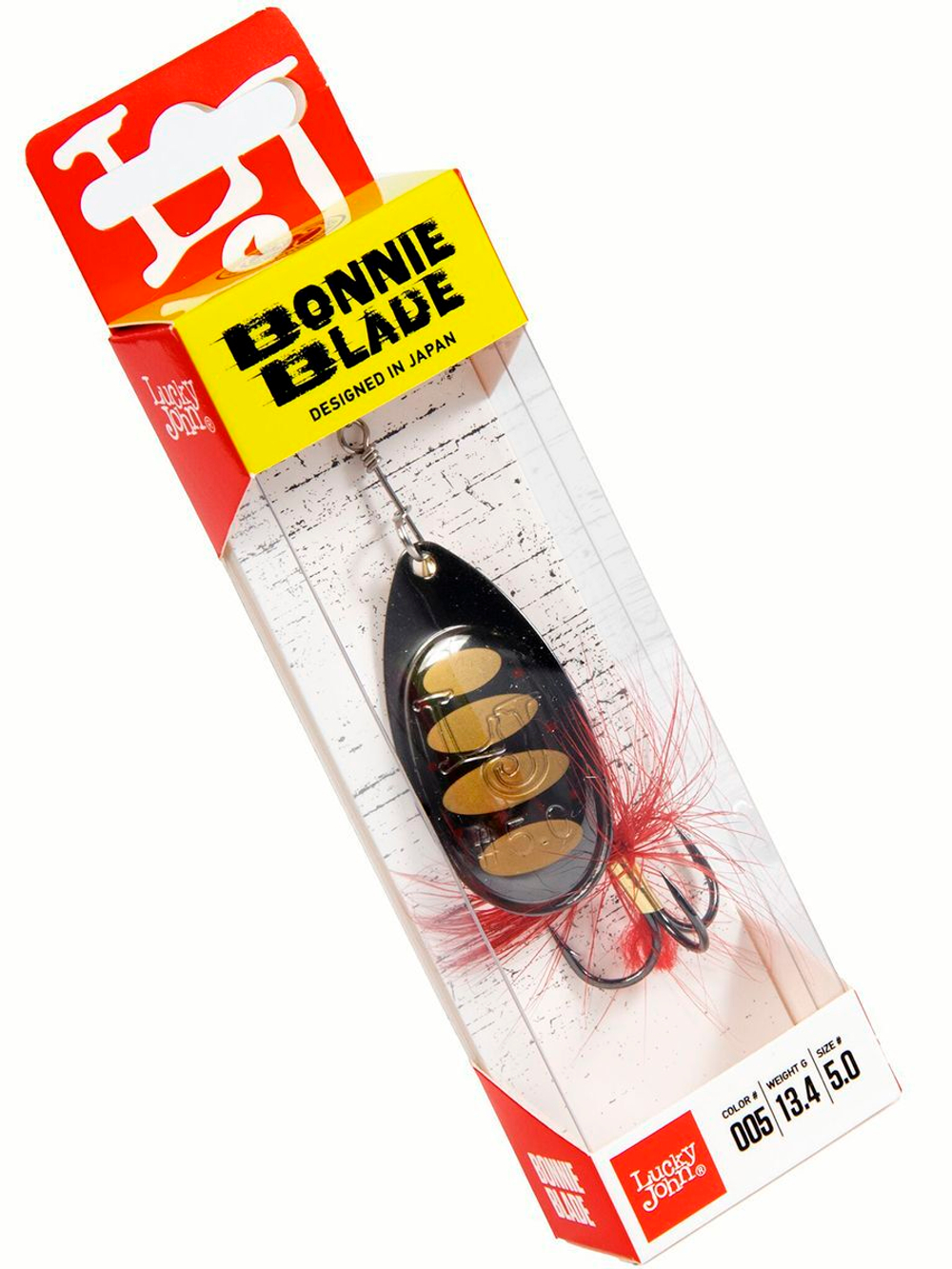 Блесна вращающаяся Lucky John BONNIE BLADE 4 10.3г 011 в блистере