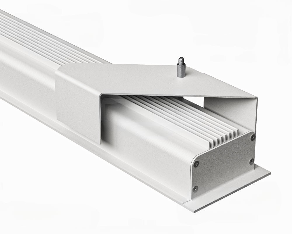 Светильник LED линейный встраиваемый LR63-2480 136Вт 5000К IP20 белый 12512Лм 2502х60х32мм DARKLUM