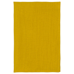 Набор из двух кухонных жаккардовых полотенец горчичного цвета из коллекции essential