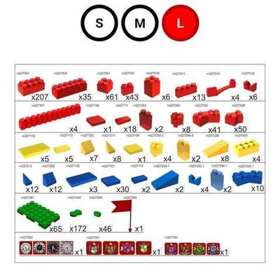 Набор GigaBloks 7,5: Замок на платформе